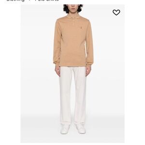 POLO RALPH LAUREN LONG SLEEVE COTTON POLO PONY 100% COTTON SHIRT EXC COND S